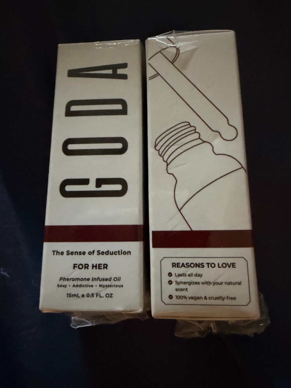 Goda For Her Pheromone Infused Body Oil in White